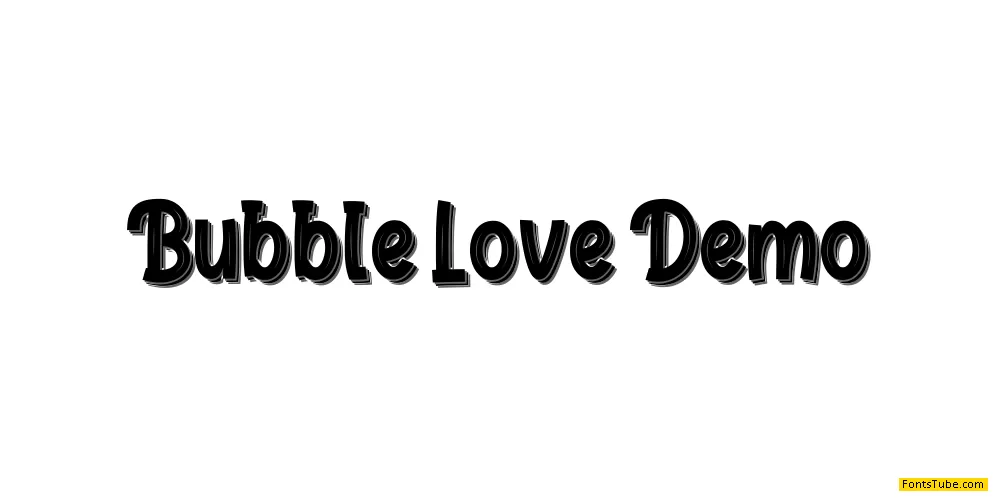 Bubble Love Font