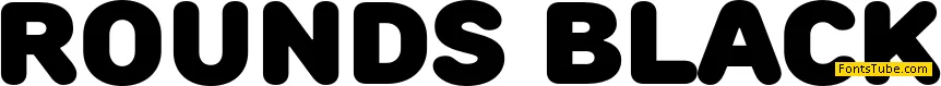 Rounds Black Font