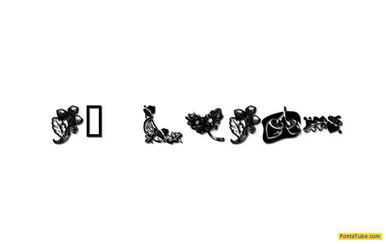 KR Oaken Font