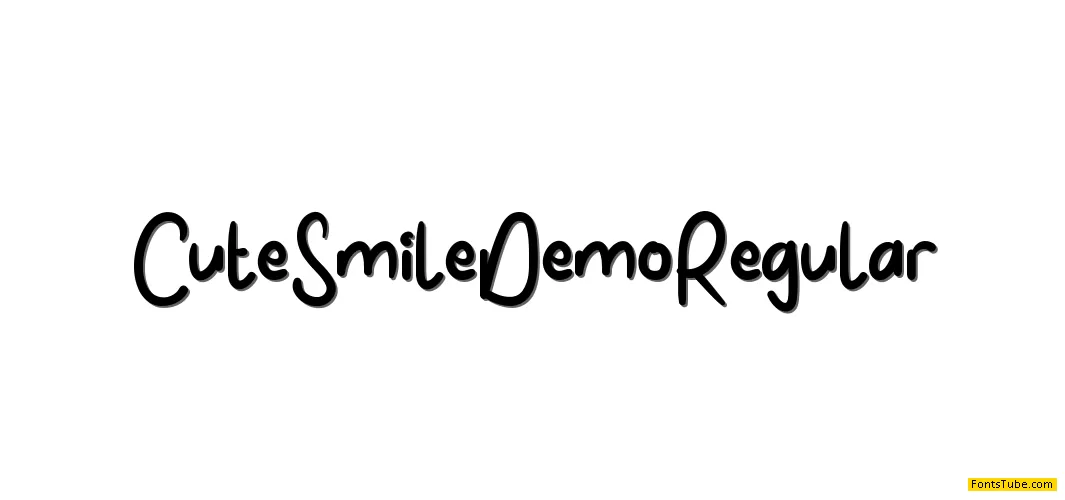 Cute Smile Demo Font