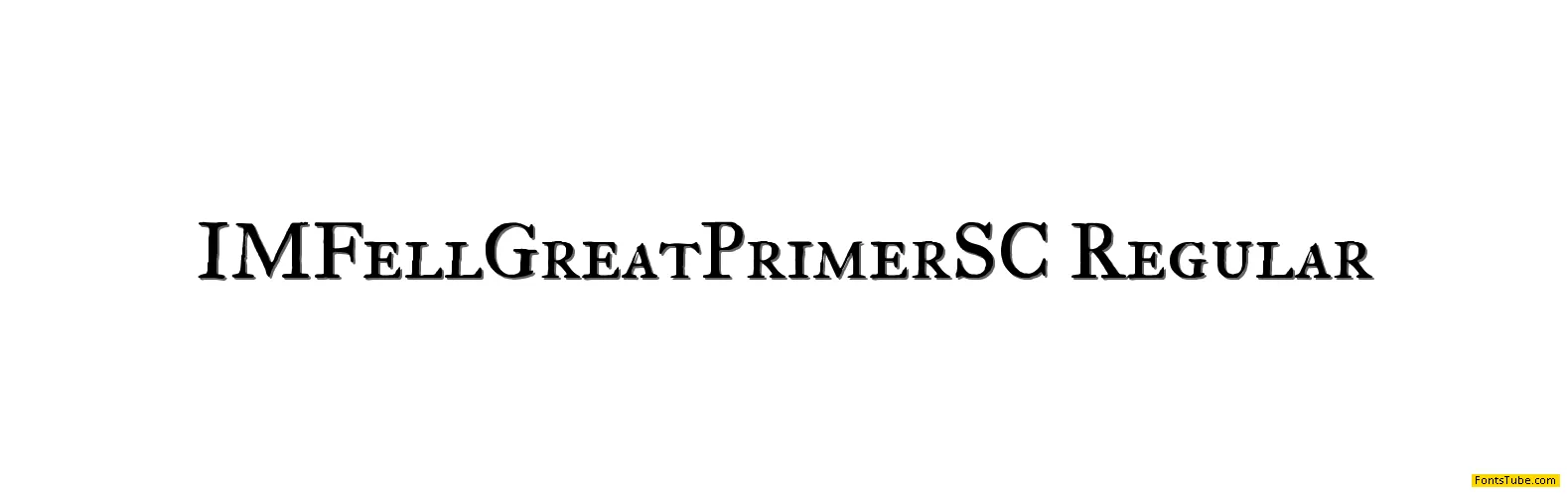 IM Fell Great Primer SC