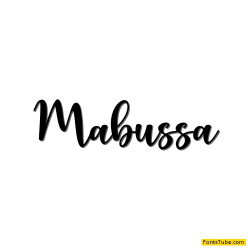 Mabussa Font