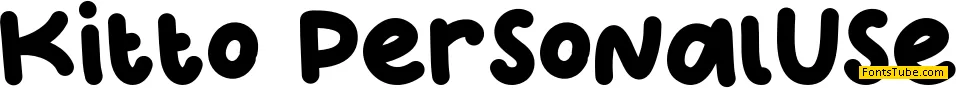 Kitto - Personal Use Font