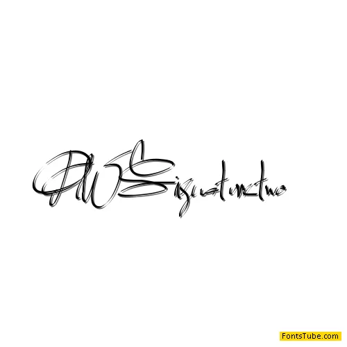 PWSignaturetwo Font