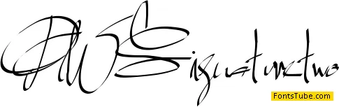 PWSignaturetwo Font