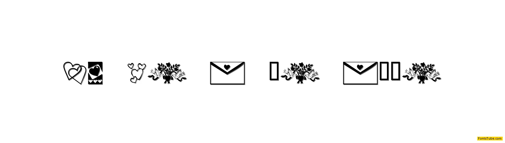 KR Be Mine More Font