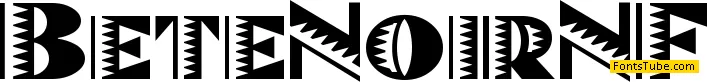 Bete Noir NF Font