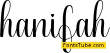 hanifah Font
