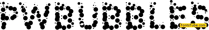 PW Bubbles Font