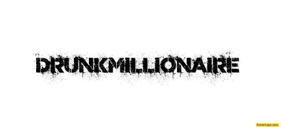 Drunk Millionaire Font