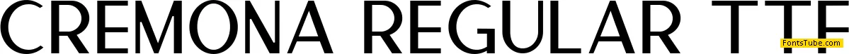 Cremona Font