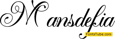 Mansdefia Font
