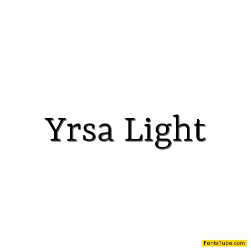 Yrsa Font Family