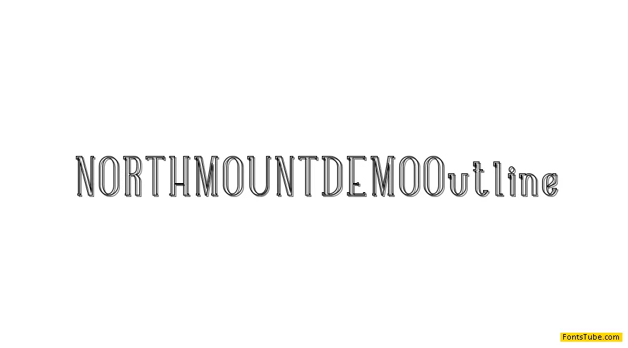 NORTH MOUNT DEMO Font Family