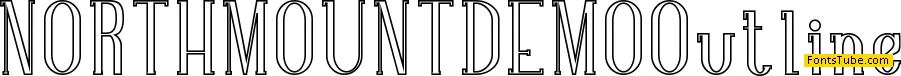 NORTH MOUNT DEMO Font Family