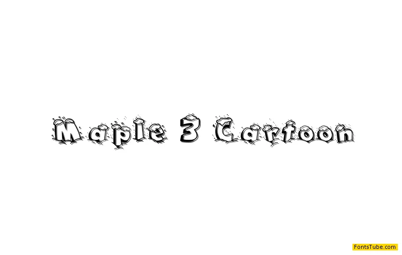 Maple 3 Cartoon Font