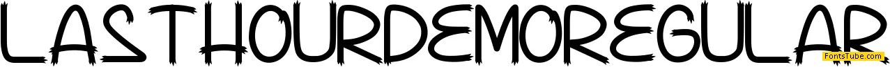 Lasthour Demo Font Family
