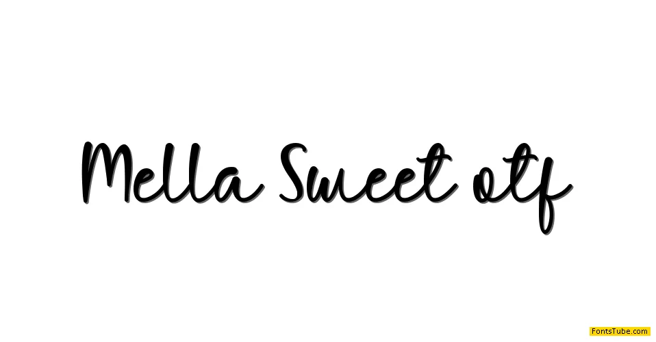 Mella Sweet Font Family