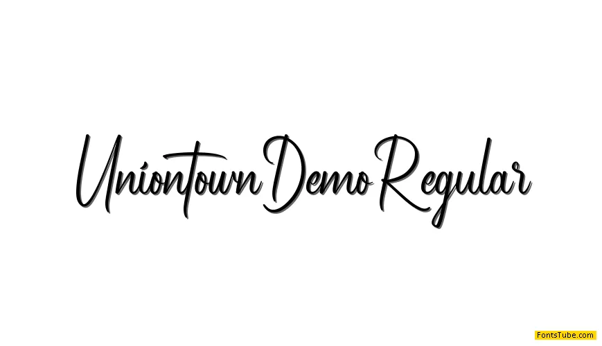 Uniontown Demo Font