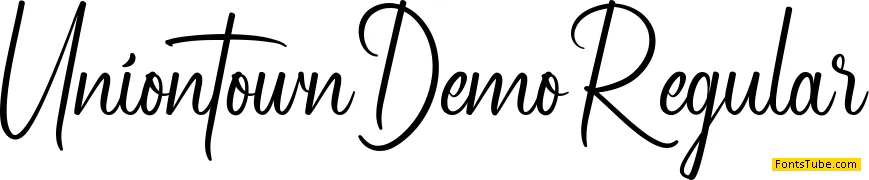 Uniontown Demo Font