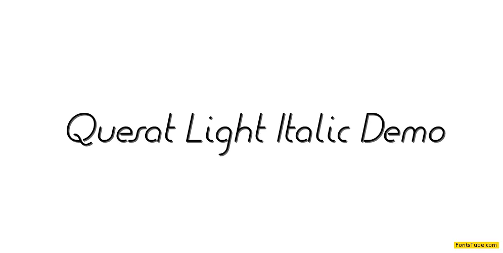 Quesat Font Family