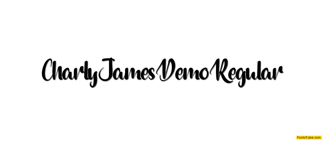 Charly James Demo Font