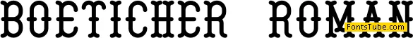 Boeticher Font
