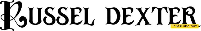 Russel dexter Font