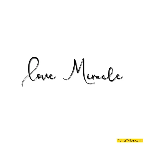 Love Miracle Font