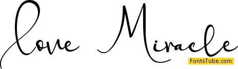 Love Miracle Font