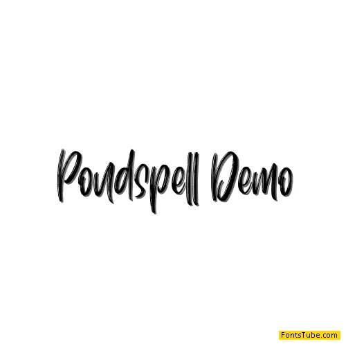 Pondspell Font