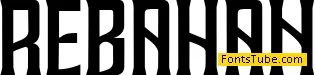 REBAHAN Font