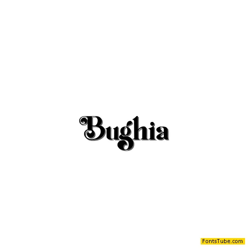 Bughia Font