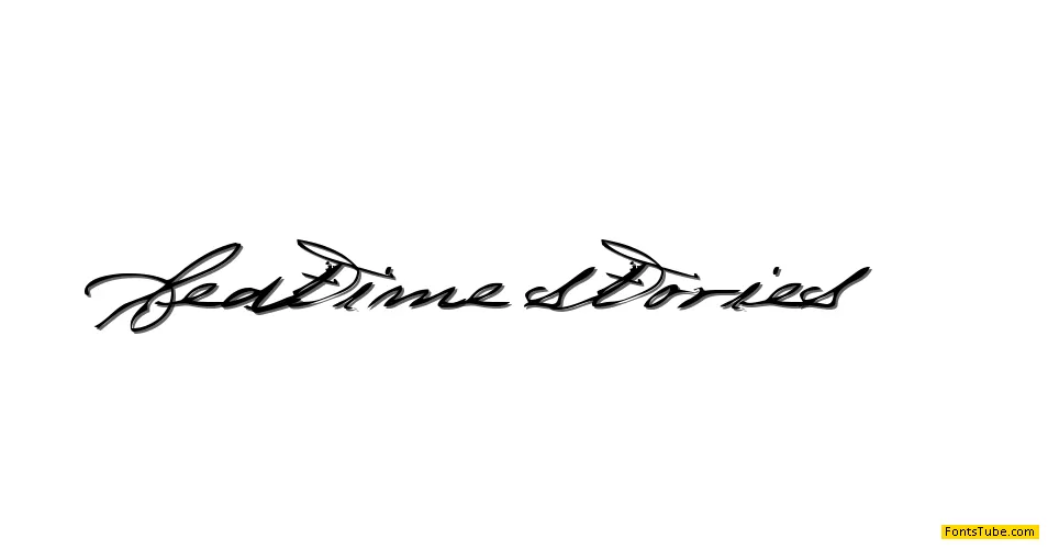 bedtime stories Font