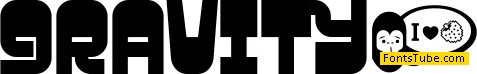 Gravity Font
