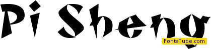 Pi Sheng Font