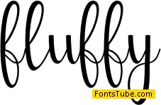 fluffy Font