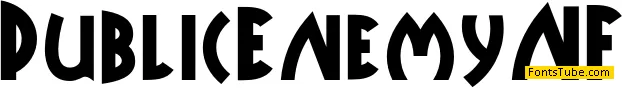 Public Enemy NF Font