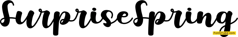 Surprise Spring Font