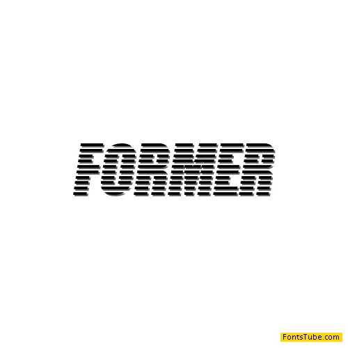 Former Airline Font