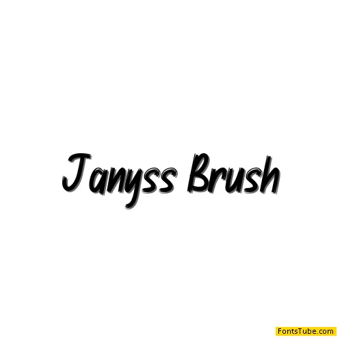 Janyss Brush Font