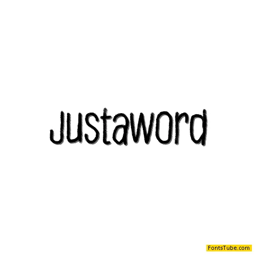 Justaword Font