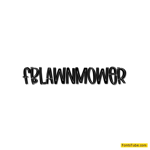 FBLawnmower Font