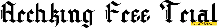 Archking Free Trial Font