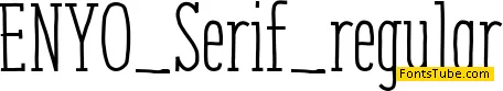 ENYO Serif Font Family