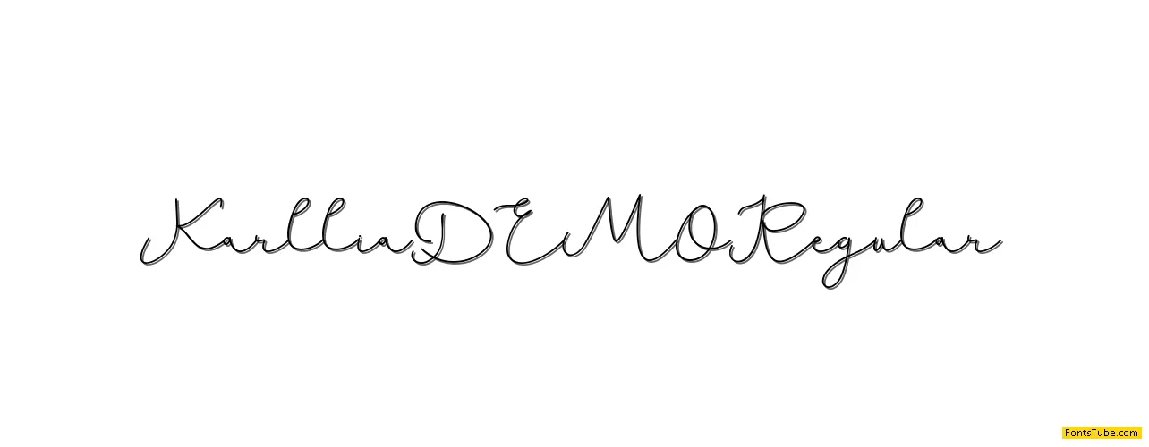 Karllia DEMO Font Family