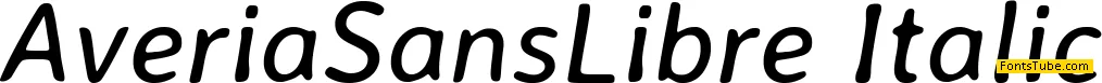 Averia Sans Libre Font Family