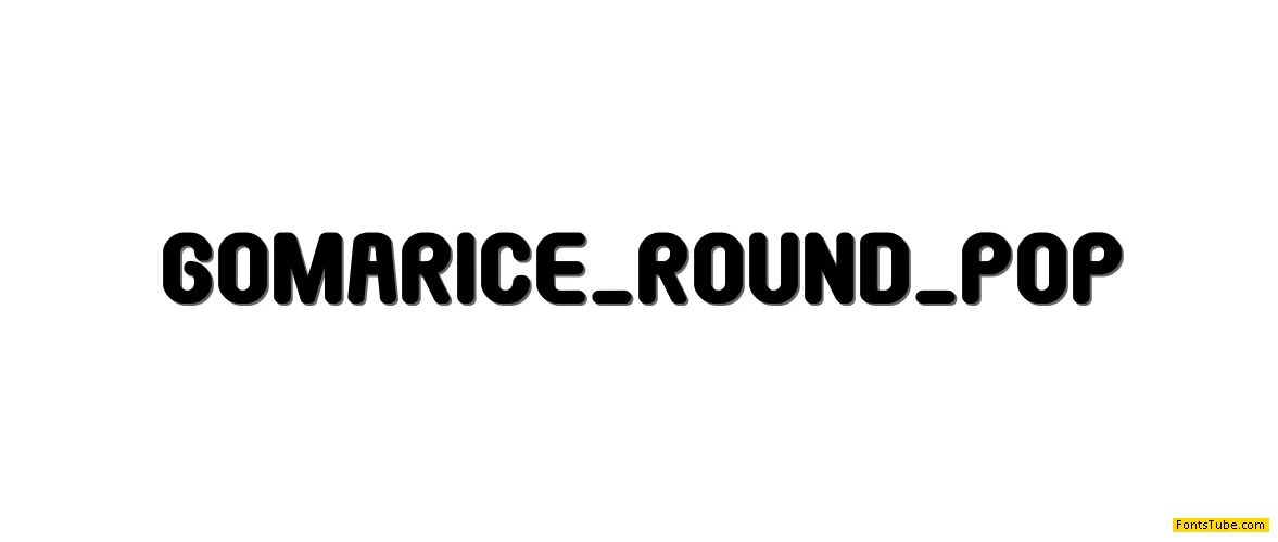 Round Pop Font