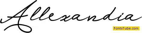 Allexandia Font