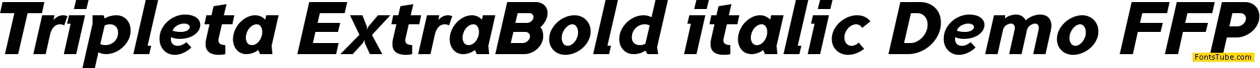 Tripleta Font Family